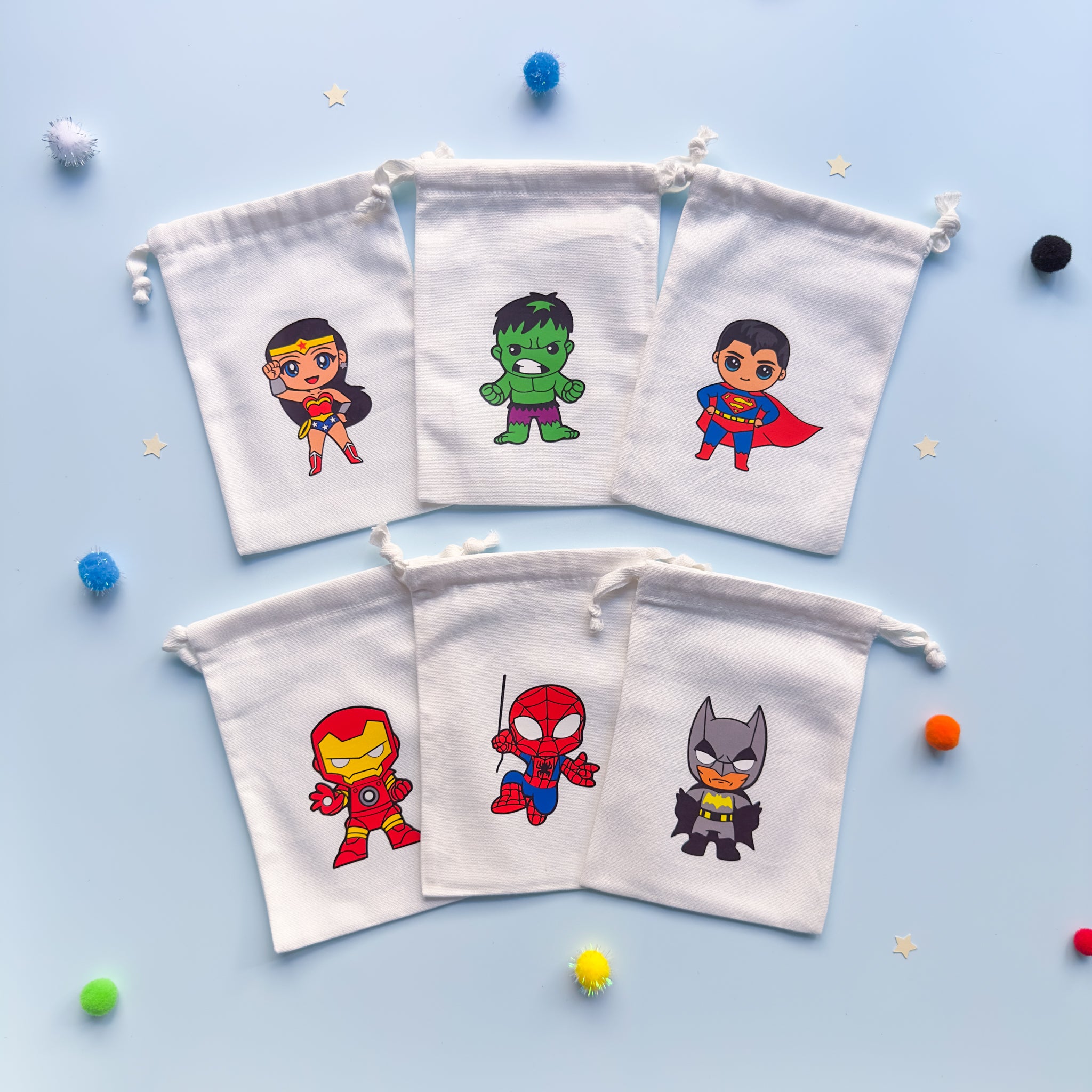 Superhero Premade Party Bags