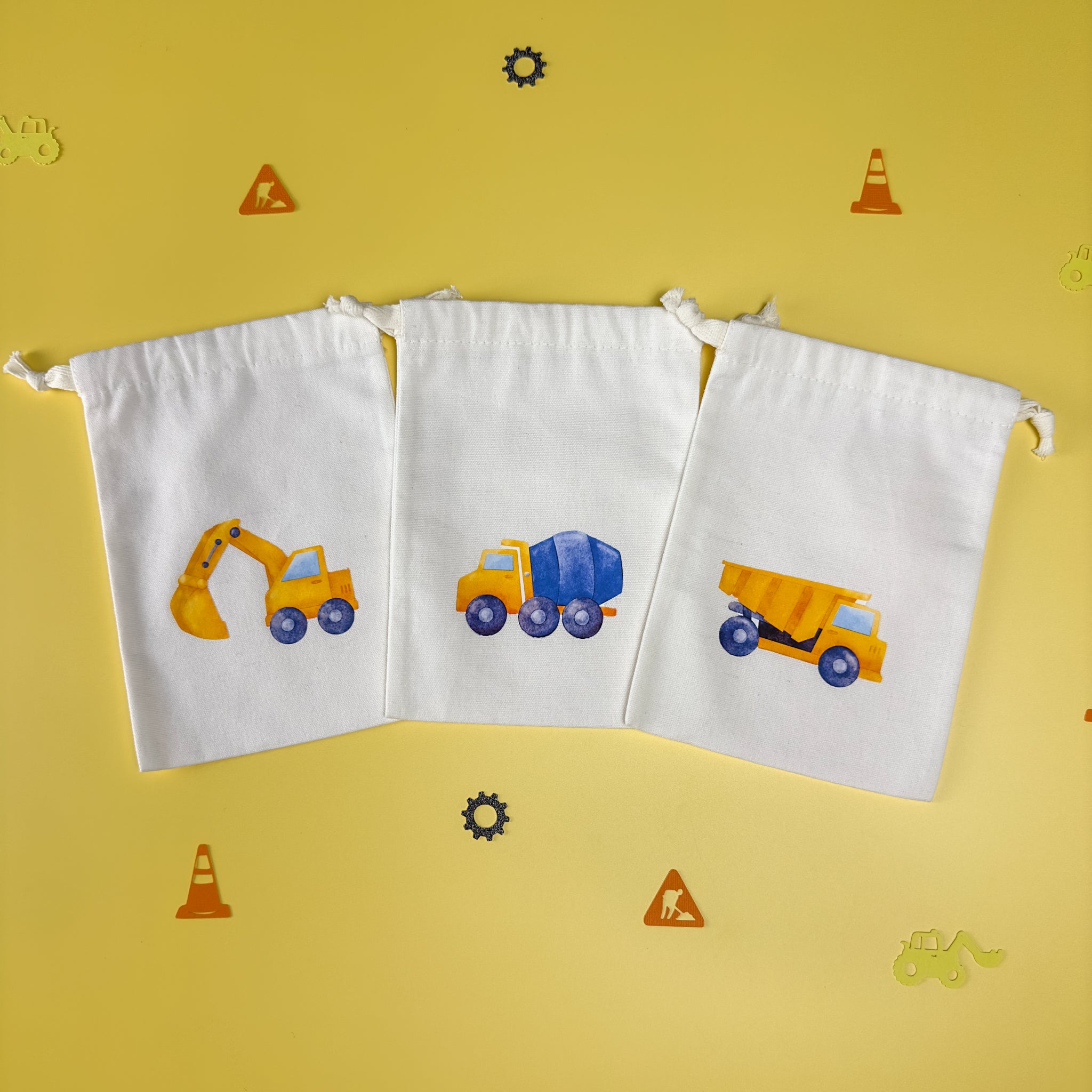 Construction Premade Party Bags