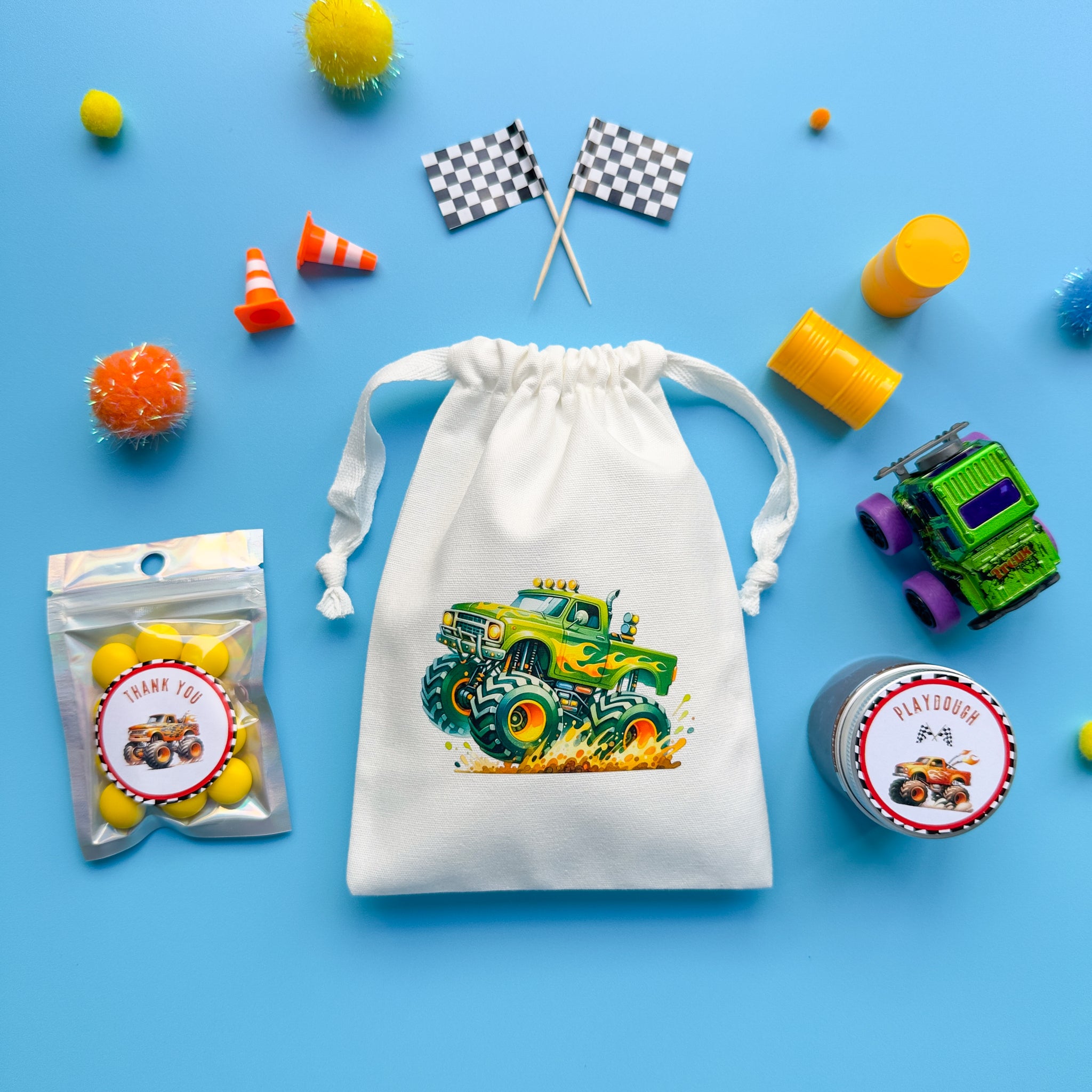 Monster Trucks Premade Party Bags