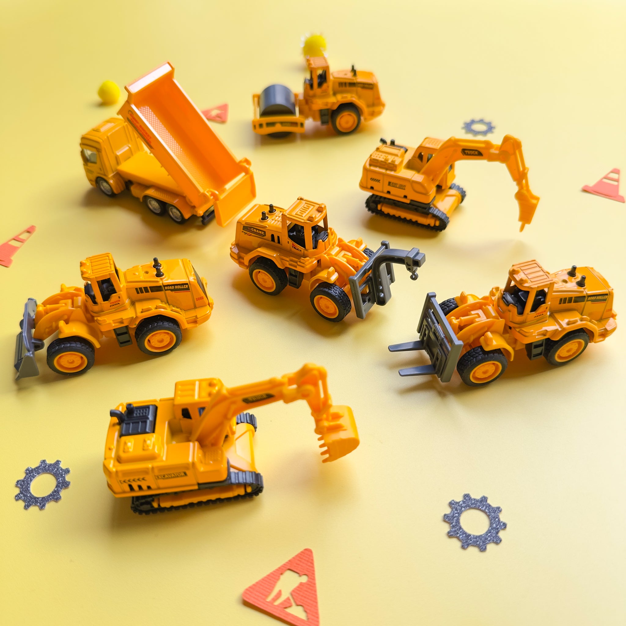 Construction Trucks Party Favours