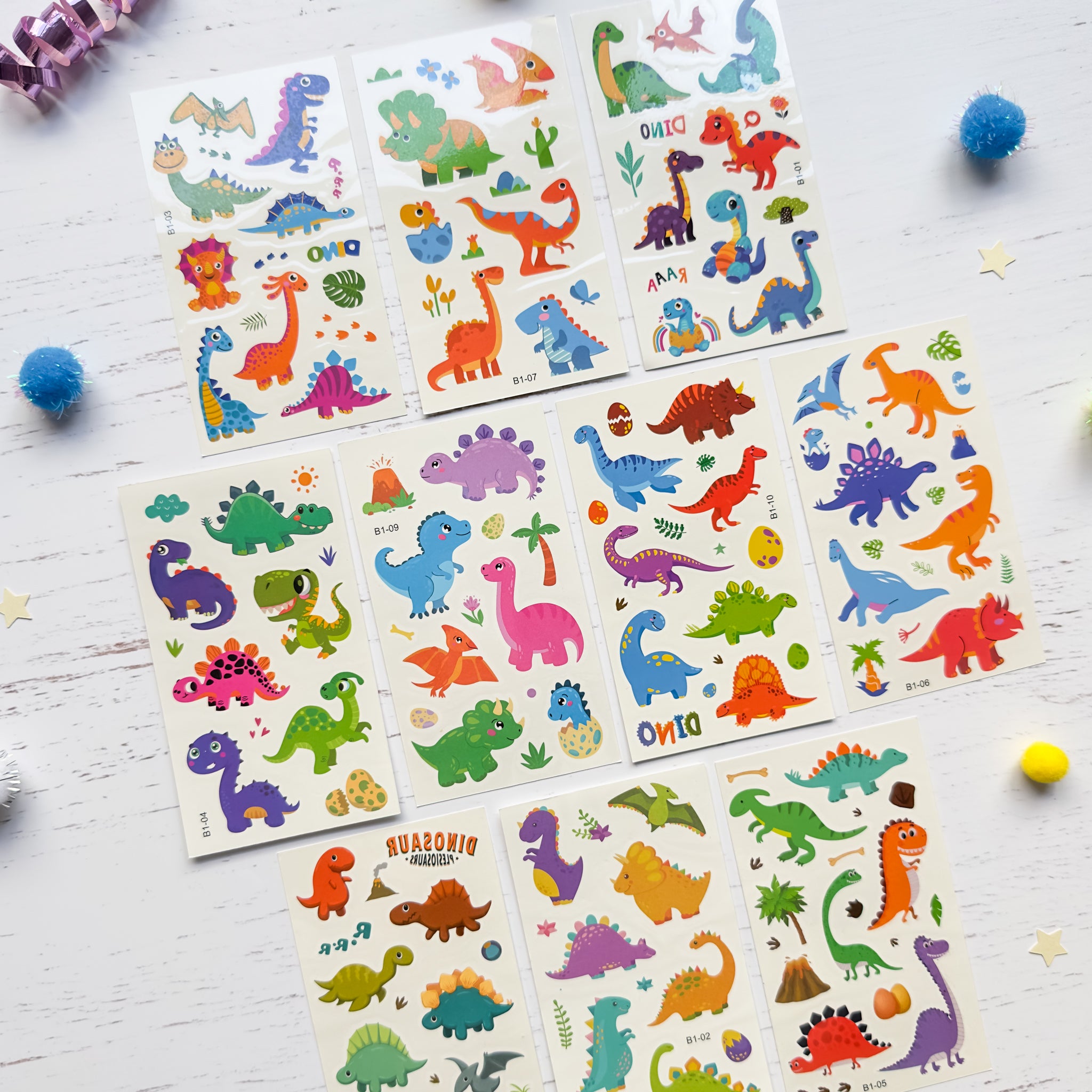 Dinosaur Temporary Tattoo