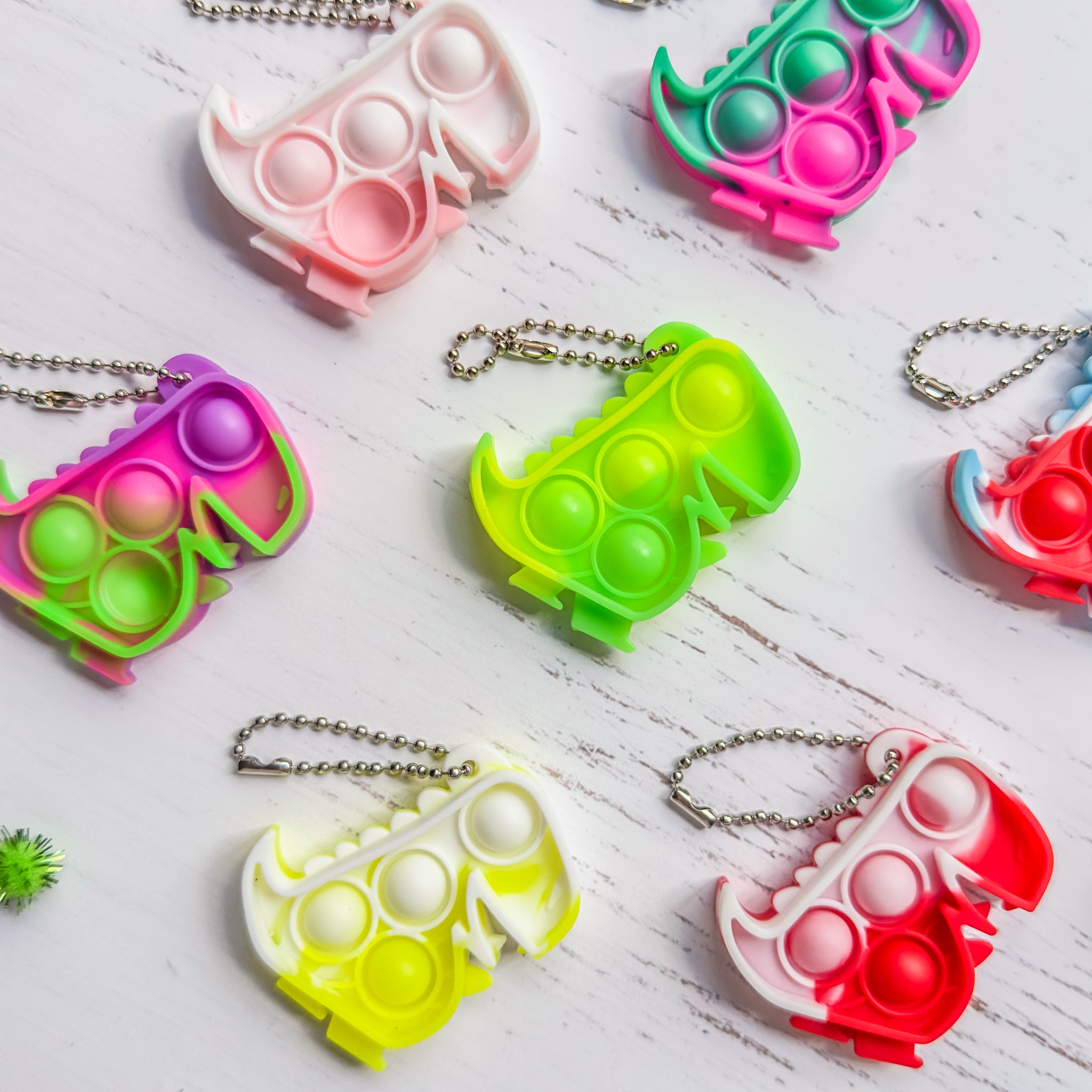 Dinosaur Pop Keychain