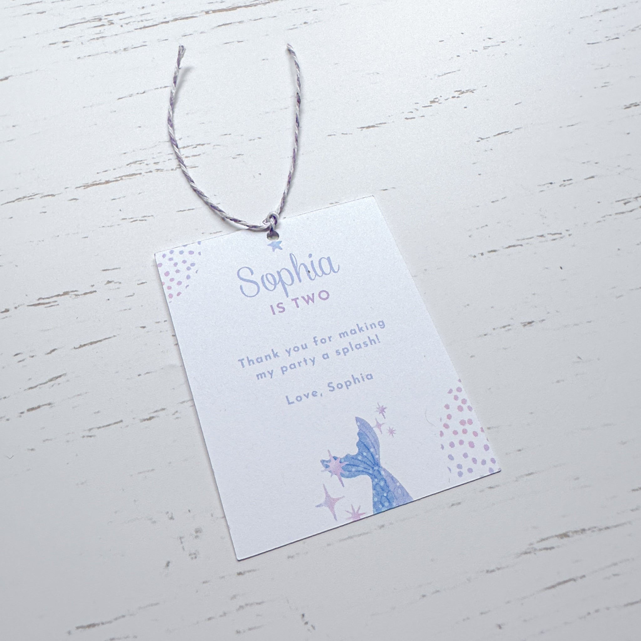 Mermaid Gift Tag