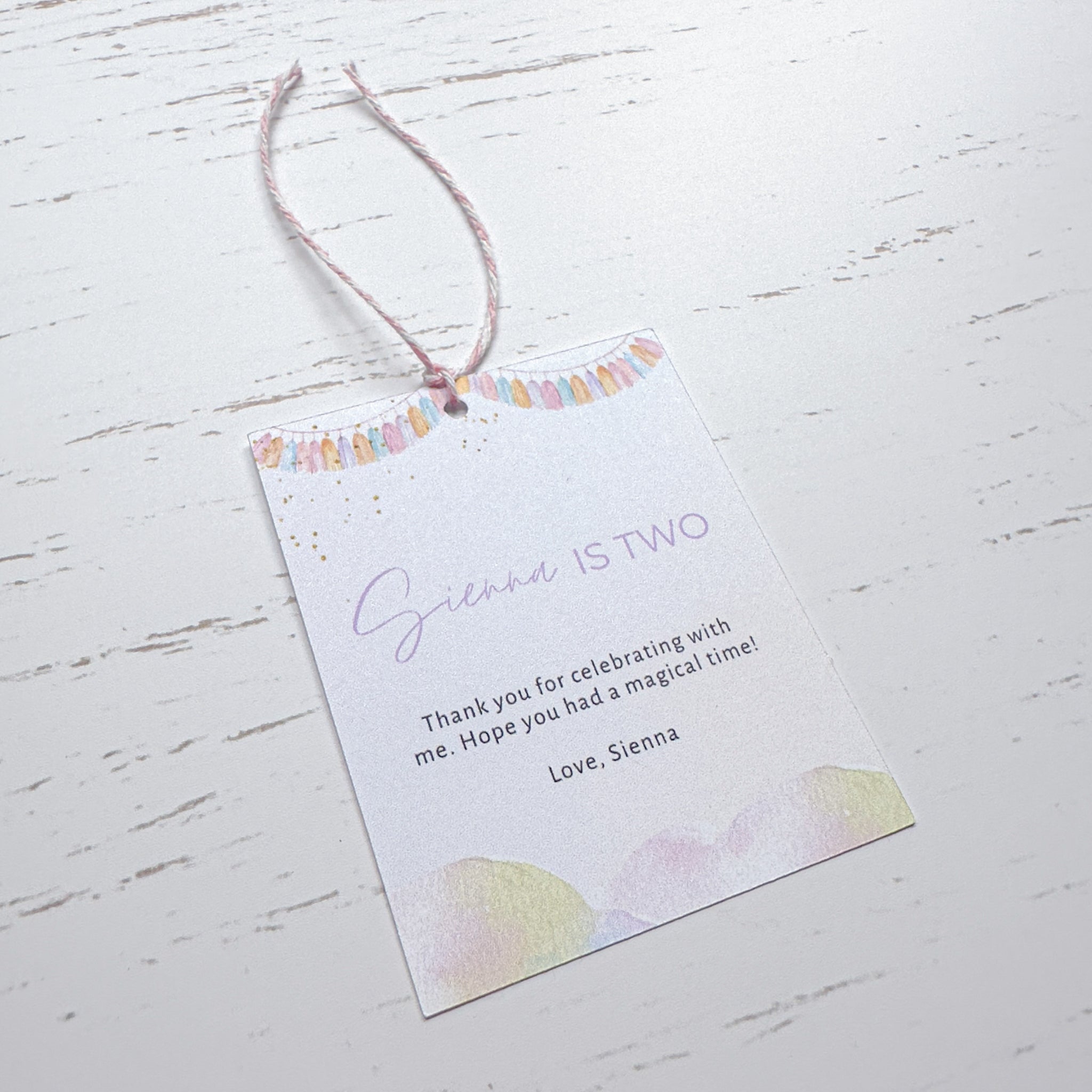 Unicorn Gift Tag