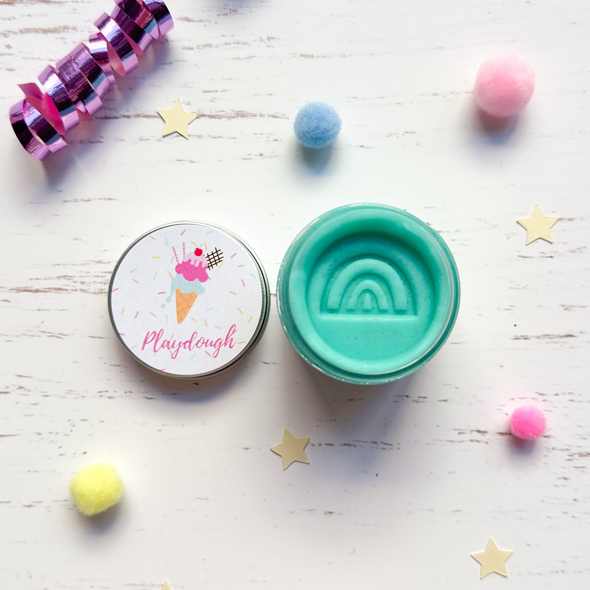 Ice Cream Playdough Party Favours