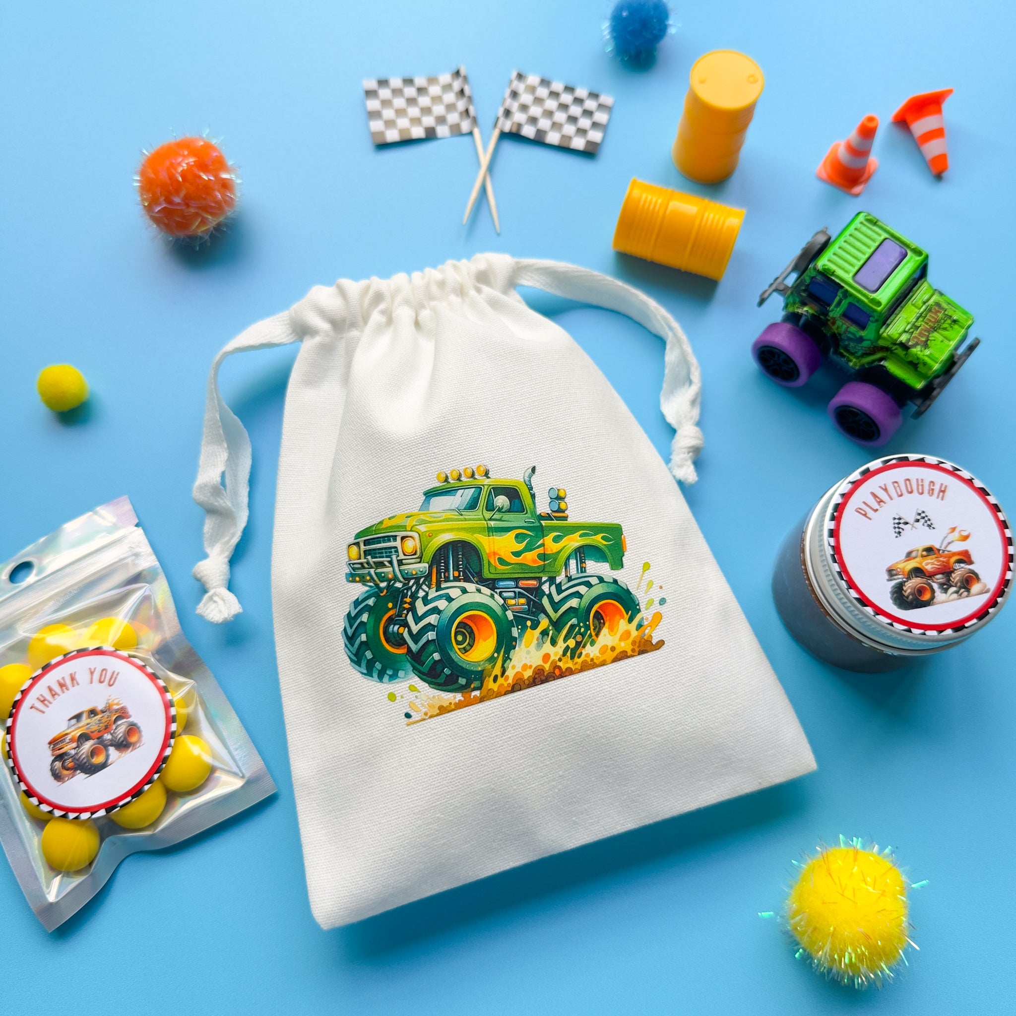 Monster Trucks Premade Party Bags