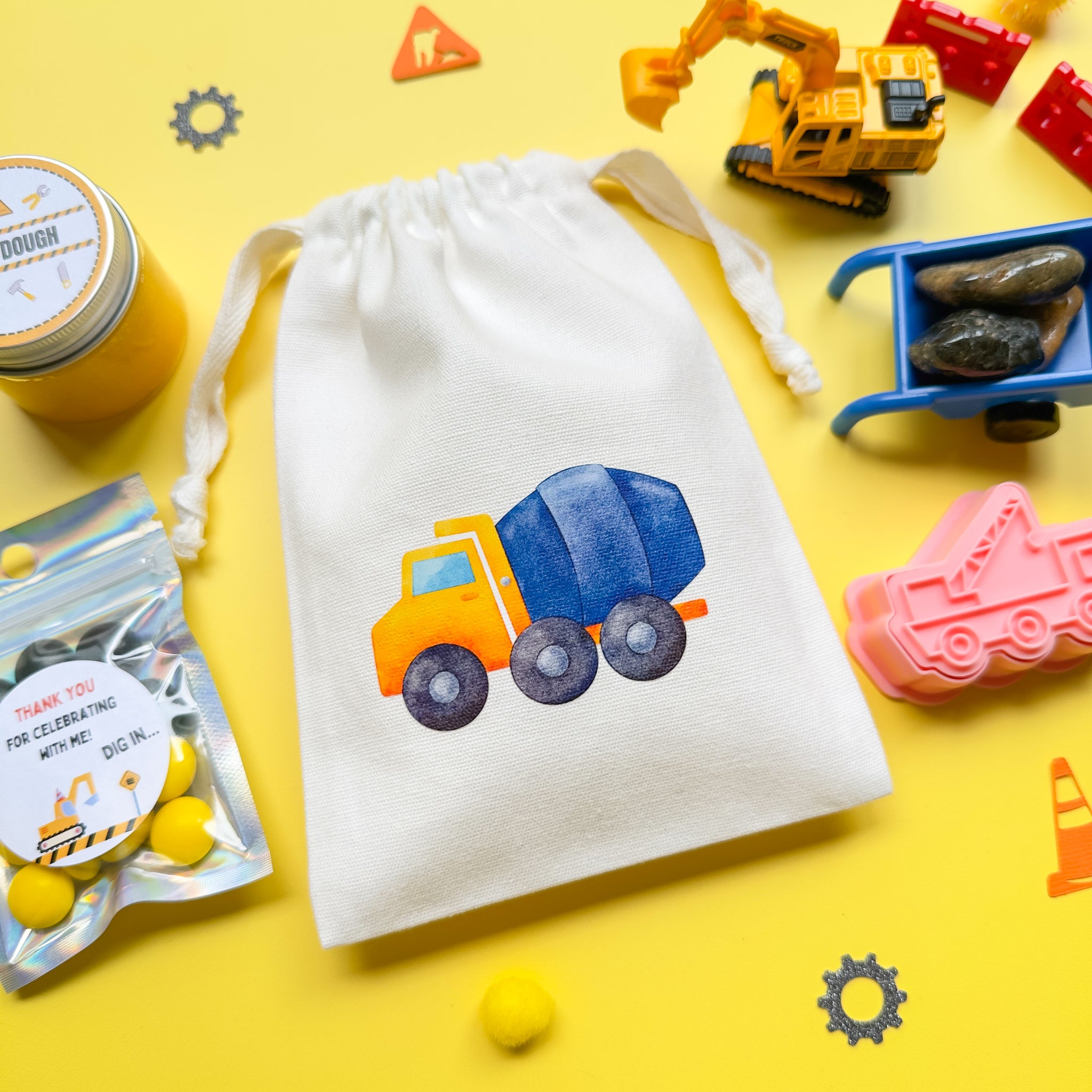 Construction Premade Party Bags