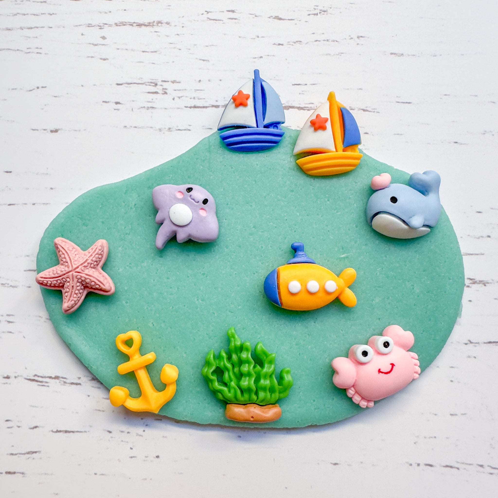 Under The Sea Charm Playdough Party Favours