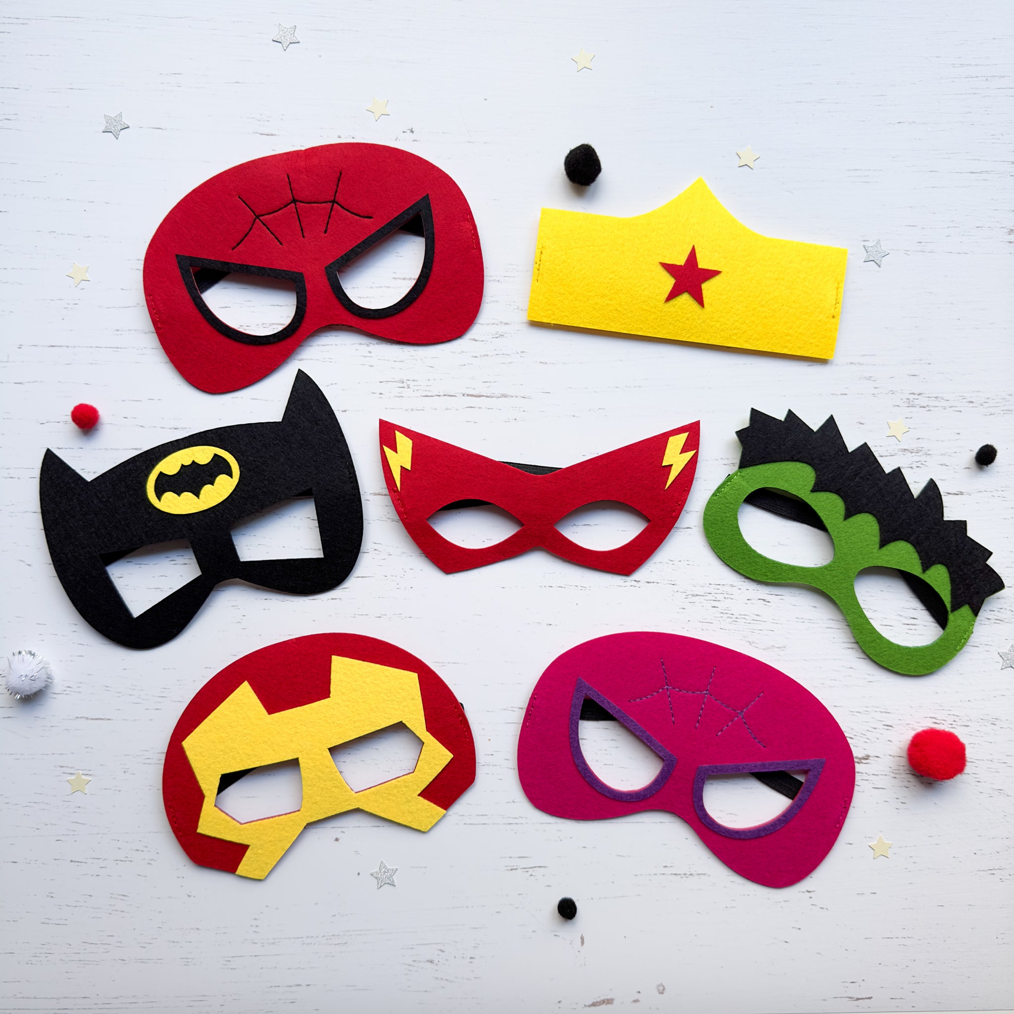 Superhero Party Masks