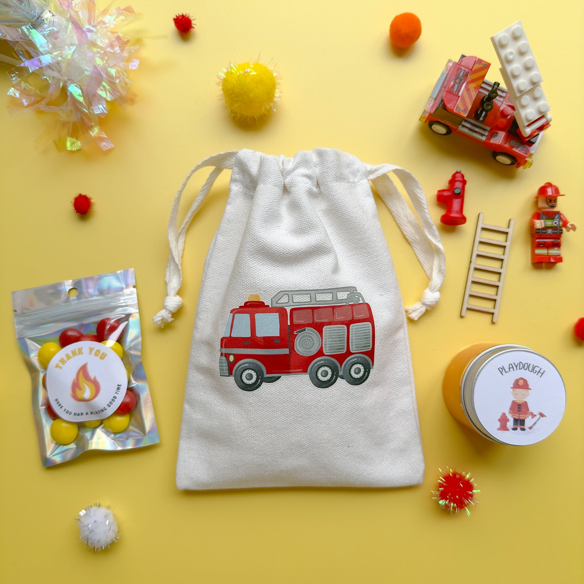 Firetruck Premade Party Bags